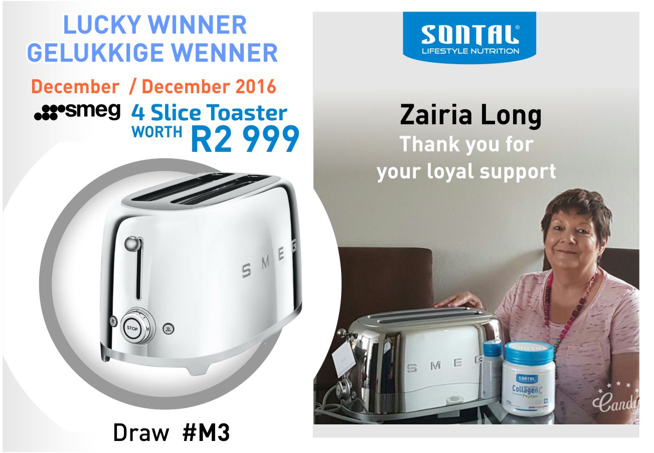 SONTAL Draw December Winner ENG ZL